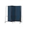 National Public Seating NPS Room Divider, 6' Height, 3 Sections, Blue RDB6-3PT04 - alternate 4